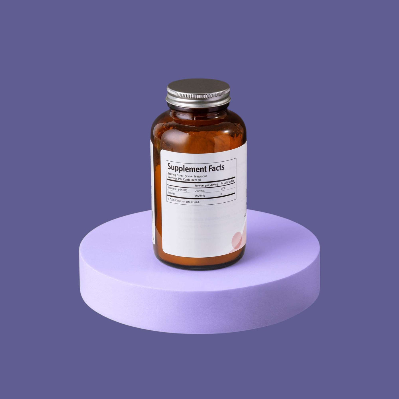 Inositol and Folate Supplement - Support for Hormonal Balance, Egg Quality and Sperm Health