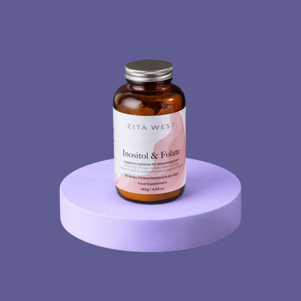Inositol and Folate Supplement - Support for Hormonal Balance, Egg Quality and Sperm Health