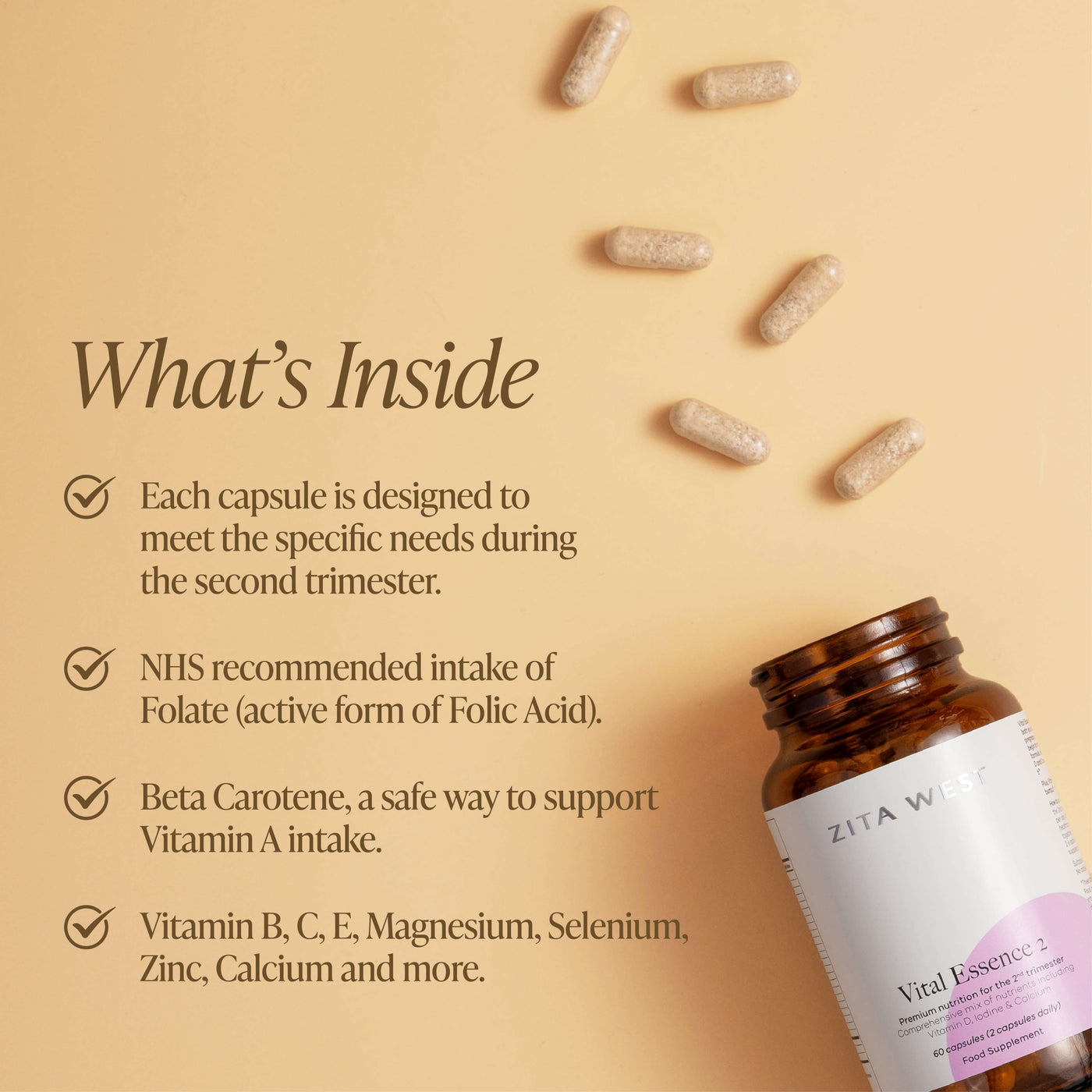 Vital Essence 2 - Essential Nutrients for the Second Trimester