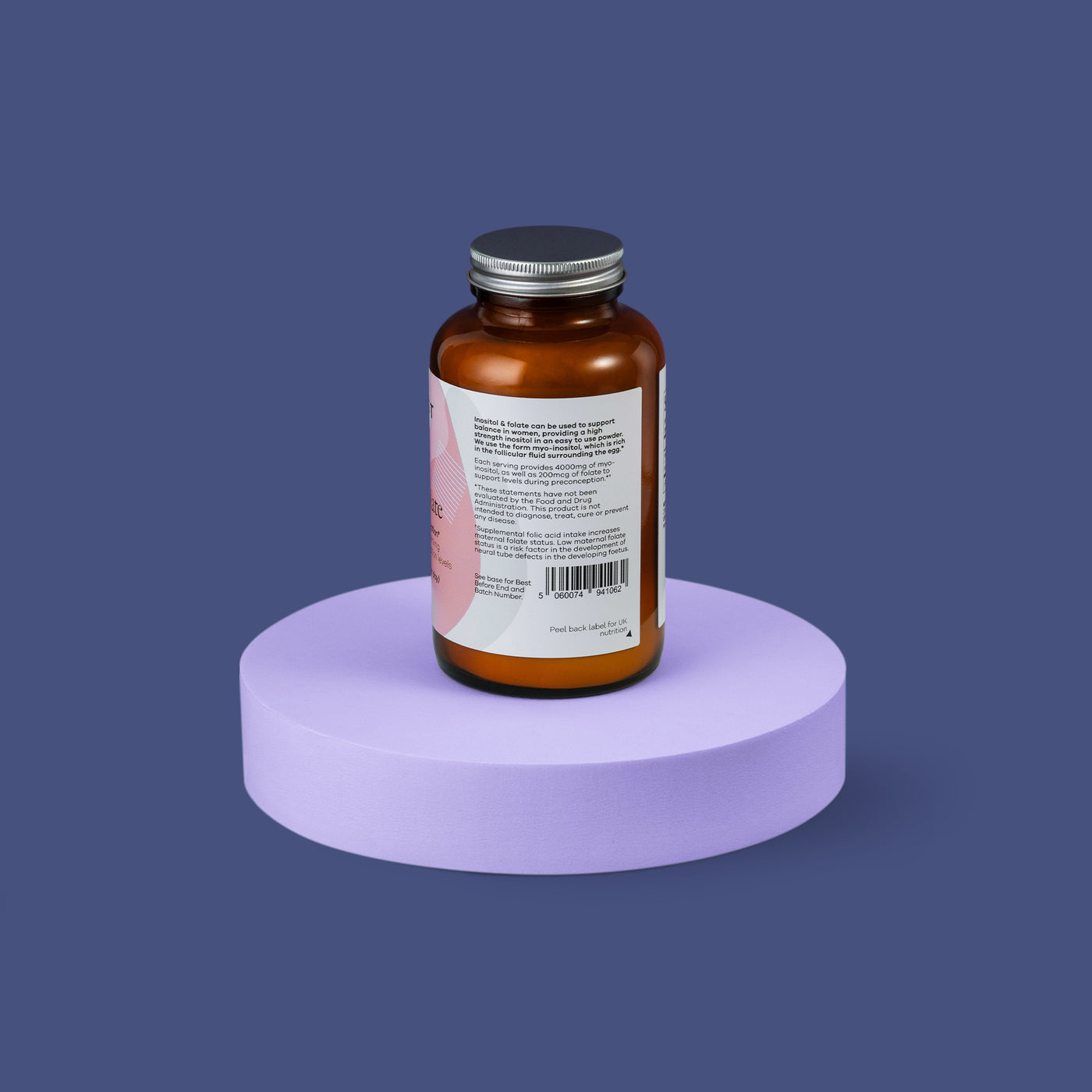 Inositol and Folate Supplement - Support for Hormonal Balance, Egg Quality and Sperm Health