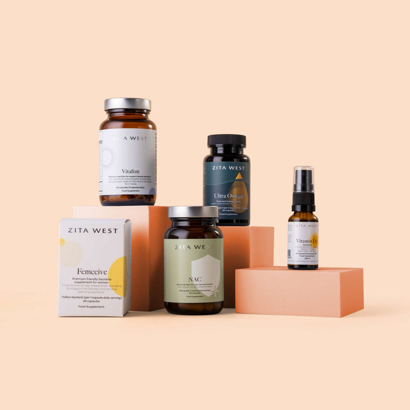 A collection of supplements to support those with endometriosis from Zita West