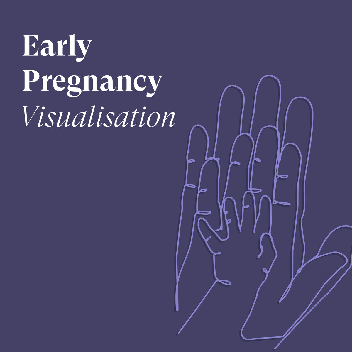 Cover artwork for the Zita West Early Pregnancy visualisation