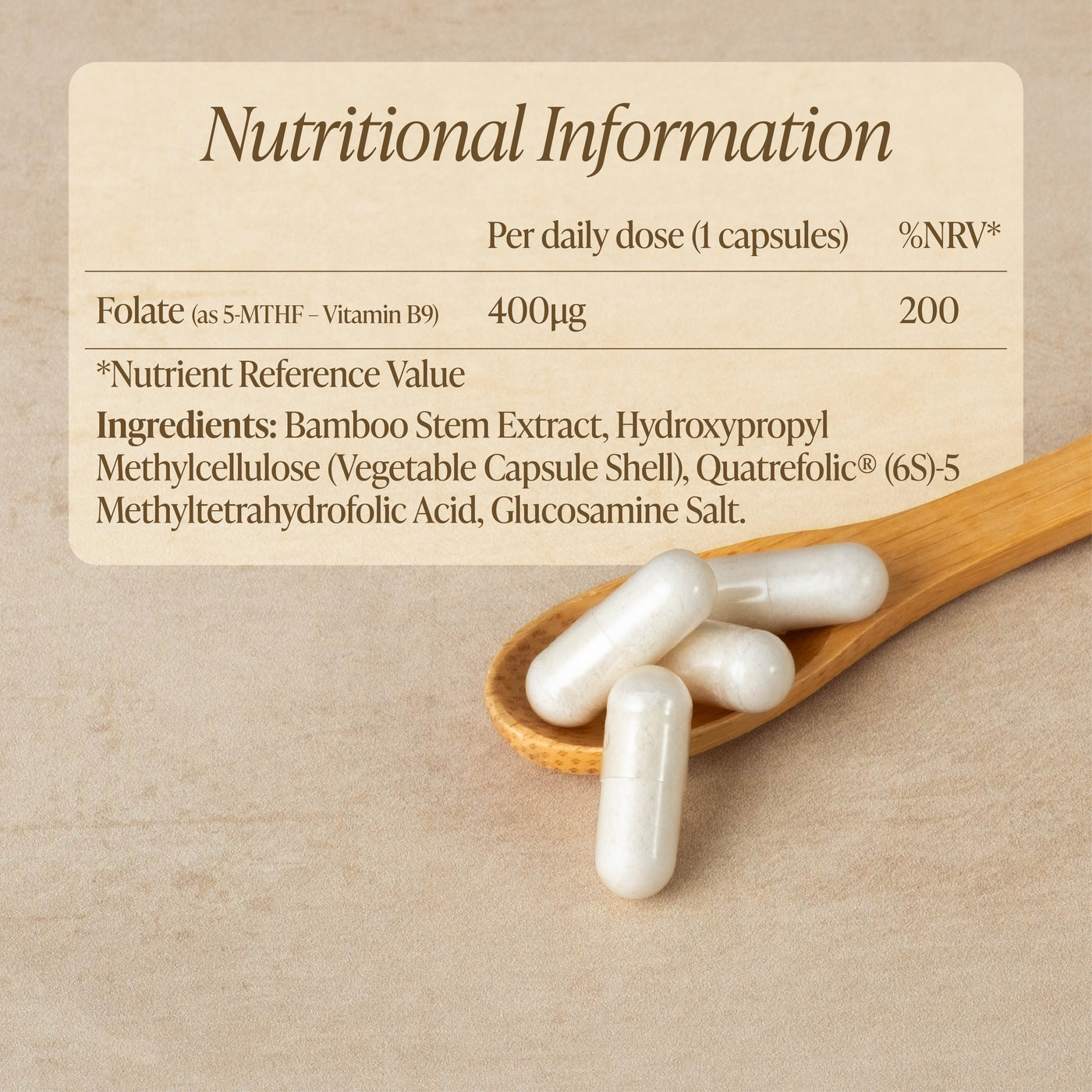 Folate - Highly Absorbable Quatrefolic® for Fertility and Pregnancy
