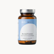 Zita West Revital Essence supplement bottle on a white background